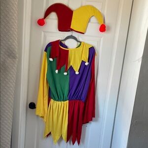 Colorful Jester Costume